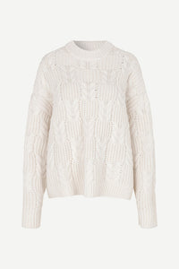 Over size Cable knit Winter White Jumper