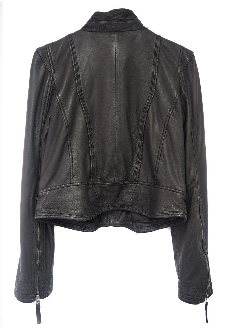 MDK Rucy Leather Jacket Black