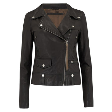 Super soft llightweight eather biker style  jacket from MDKjackey 