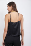 Rear view of Paolo Camisole in black