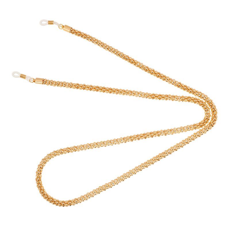 Gold plated sunglasses chain