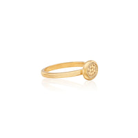 Oval Stacking RIng Gold