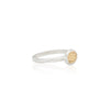 Oval Stacking RIng Gold/Silver