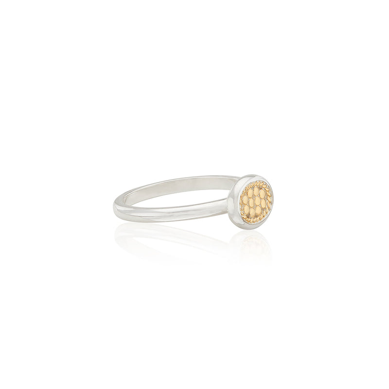 Oval Stacking RIng Gold/Silver