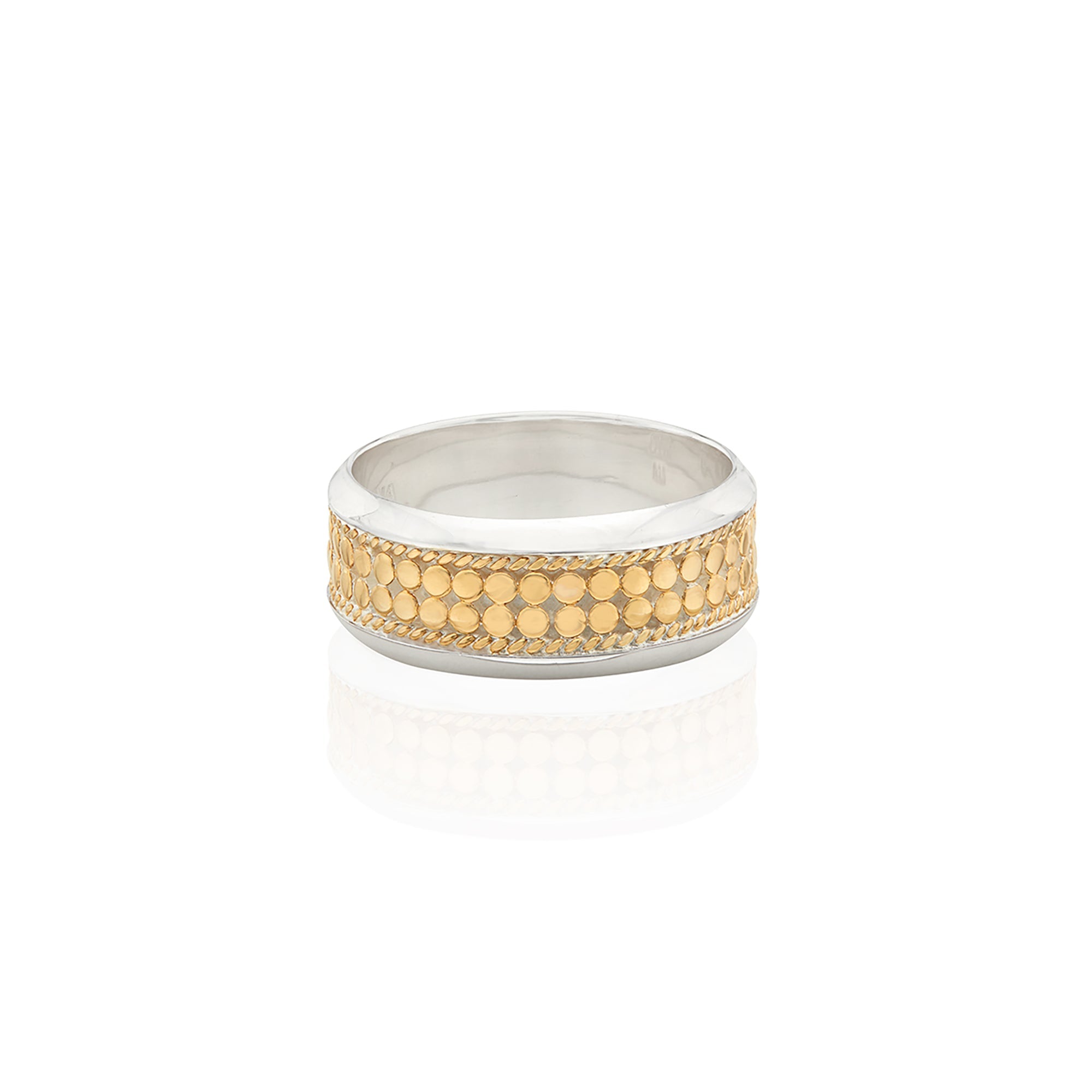 Wide Band Stacking Ring Gold/Silver