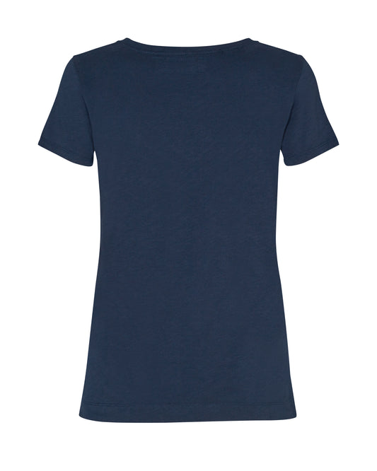 MMArden Organic V-SS Tee Navy