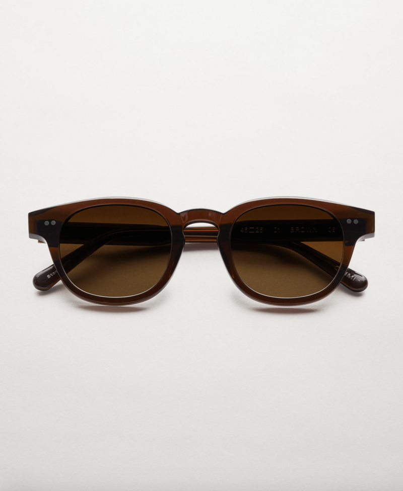Brown sunglasses with a brown lense