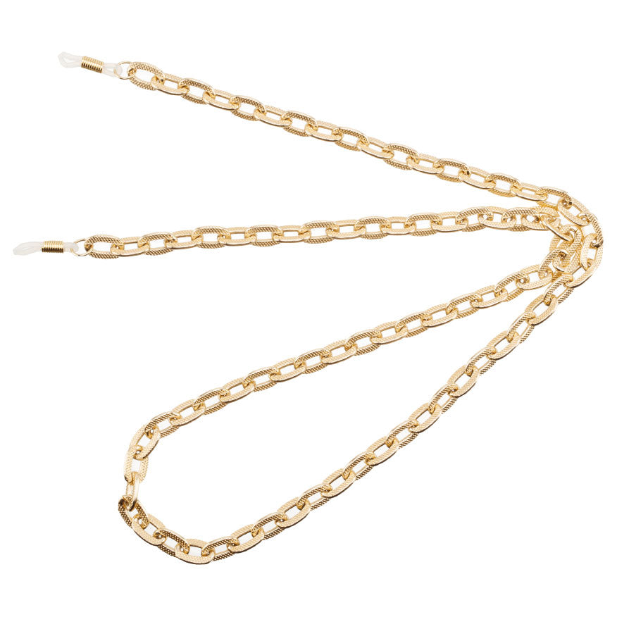 gold plated sunglasses chain