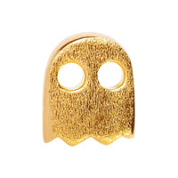 Gold shaped Ghost Stud Earring