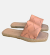 blush slider sandals