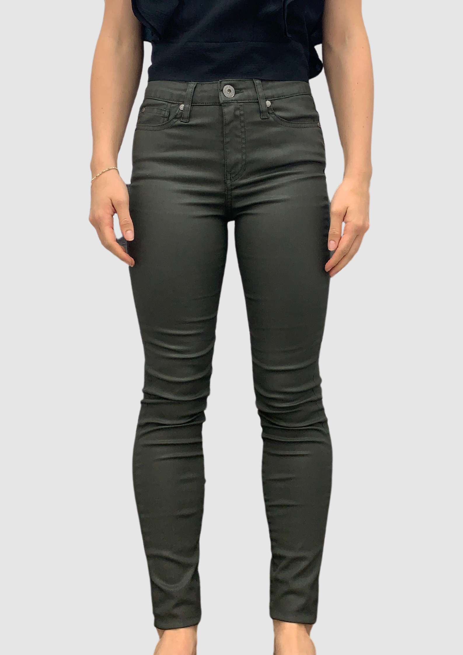 Denim Studio Claire Wax Sateen Jeans - Noir – Fifi & Moose Boutique